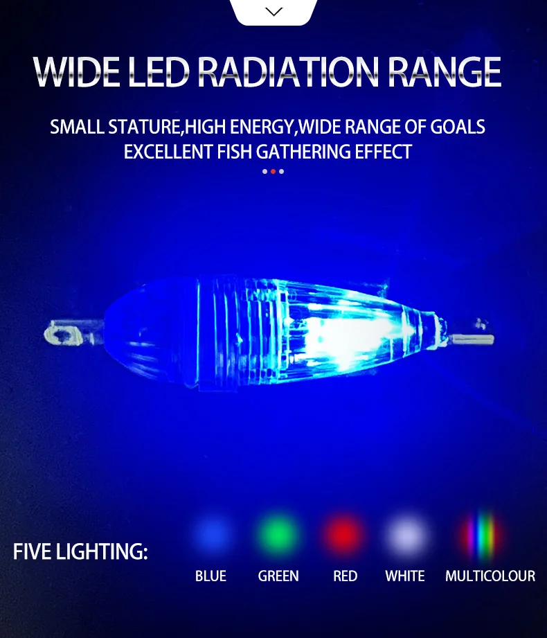 Mini Led Underwater Night Fishing Light Lure For Attracting Bait And Fish Night Fishing Light