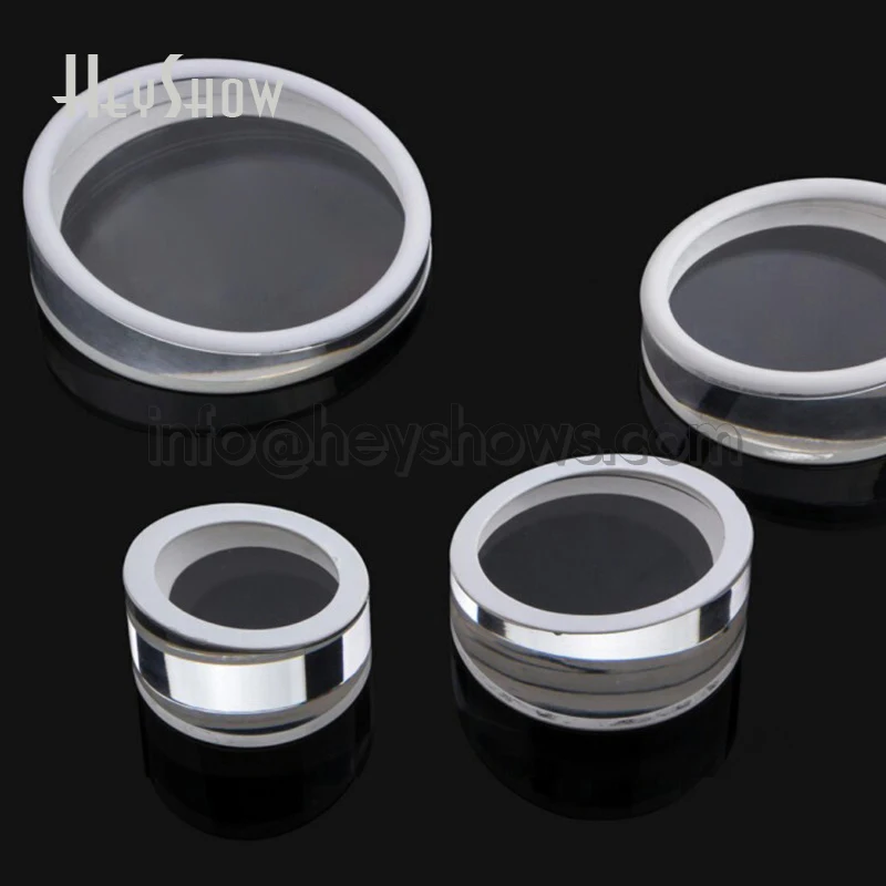 Solid Acrylic iPad Display Stand with Clear 10cm Base 12cm PPC Support 15cm Work Alarm System 16cm Retail for Desk Use
