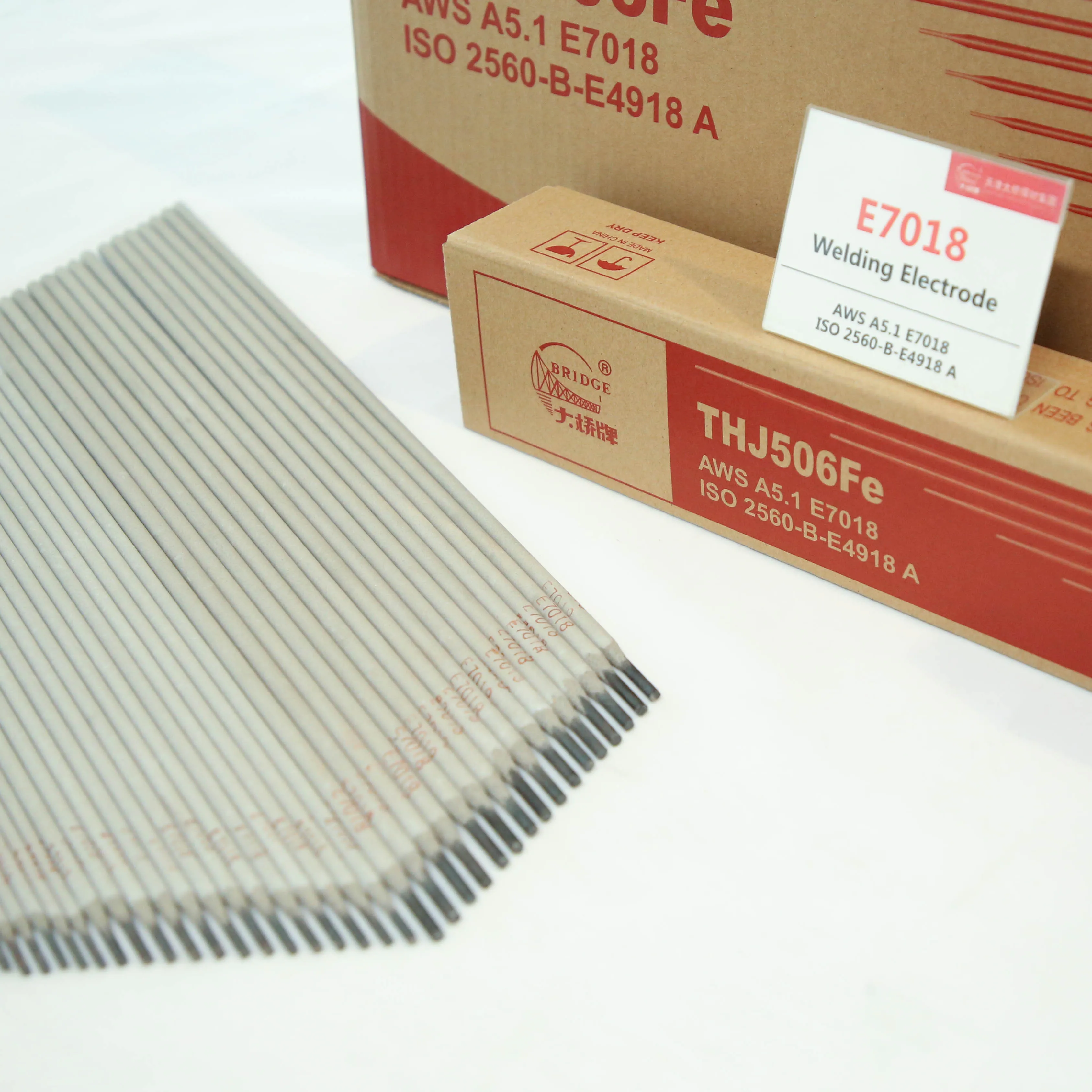 Low Hydrogen Mig Electrode Welding Rods E6013 7018 Electrode Aws E7018