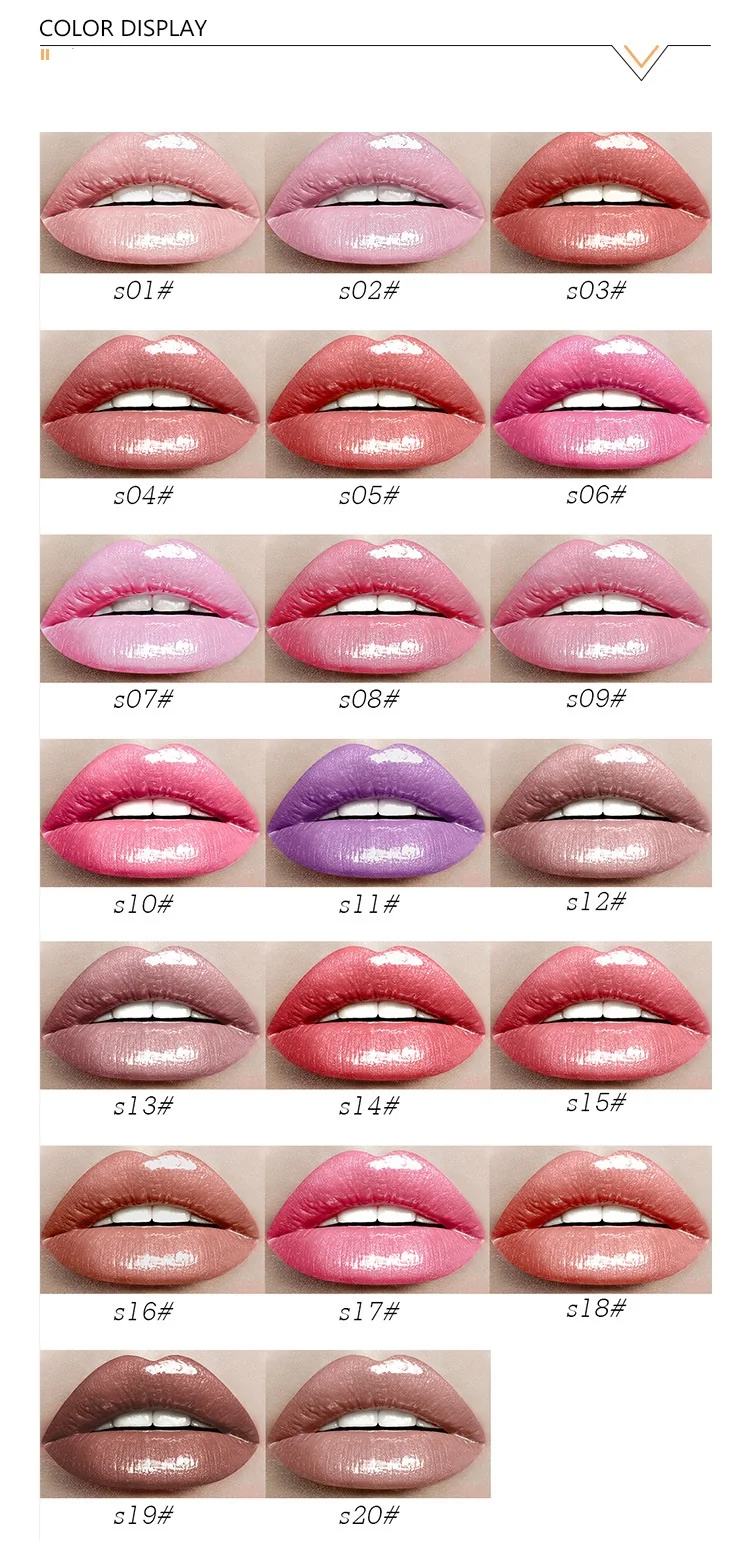 High Quality Glitter Lipgloss Wholesale Bulk Waterproof Vegan Organic