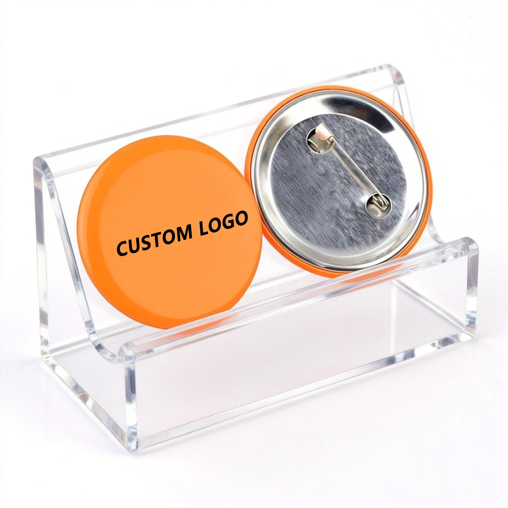 Wholesale High Quality Button Maker Cheap Custom Press Star Shape Metal Button Badge Pin