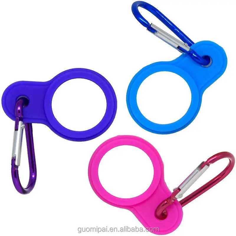 Silicone Sports Kettle Buckle Outdoor Carabiner Water Bottle