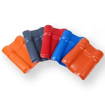 Customized Color Apvc Heat Insulated Asa Synthetic Resin Plastic Roof Tile