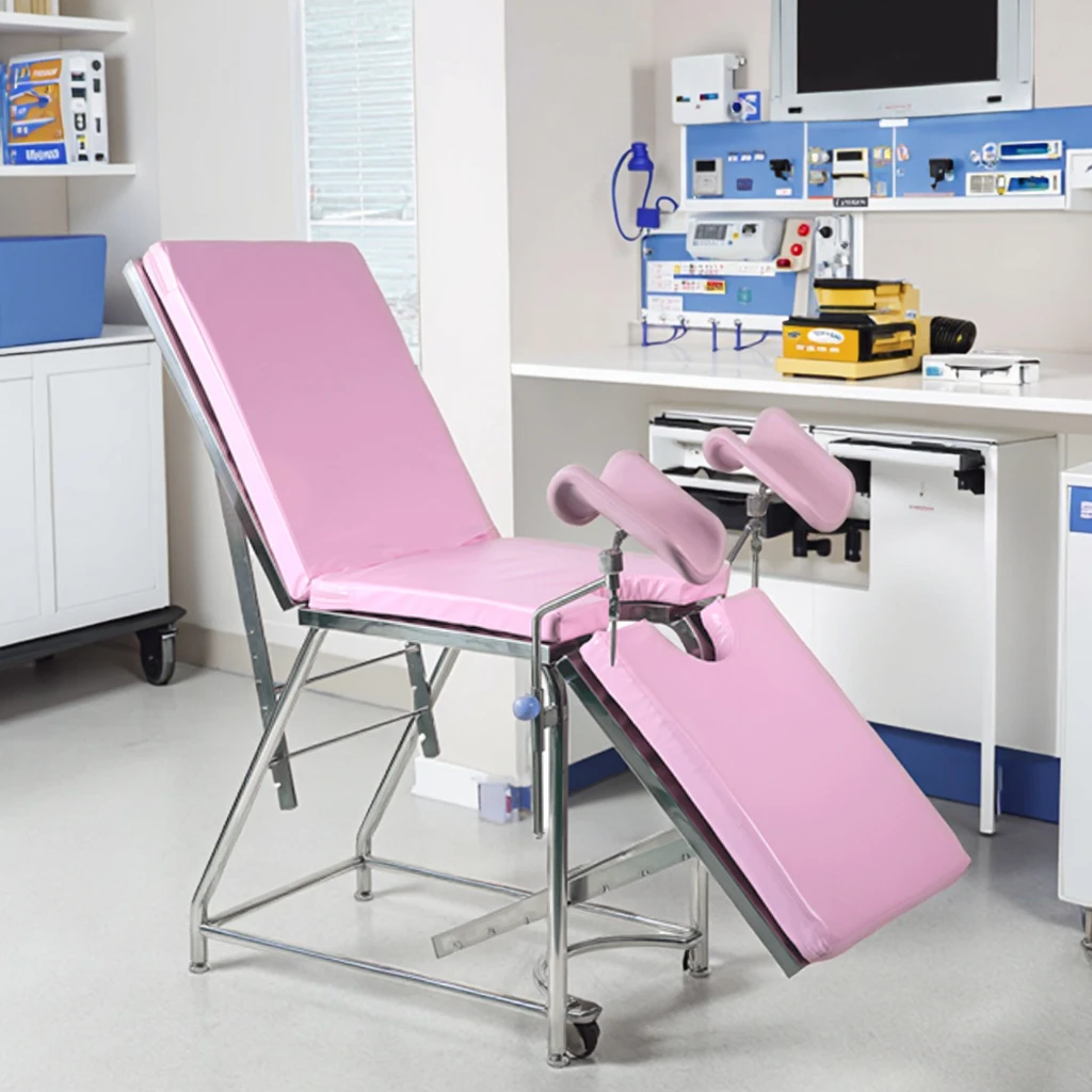 Professional Hospital Bed Surgical Padding Equipment Mounts Adjustable Cold-rolled Steel/SUS304 Foldable Hospital School Use 5