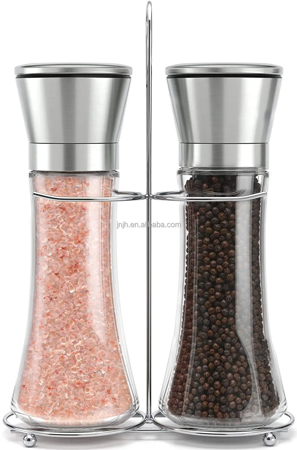 Salt And Pepper Grinder, Stainless Steel Adjustable Ceramic Sea