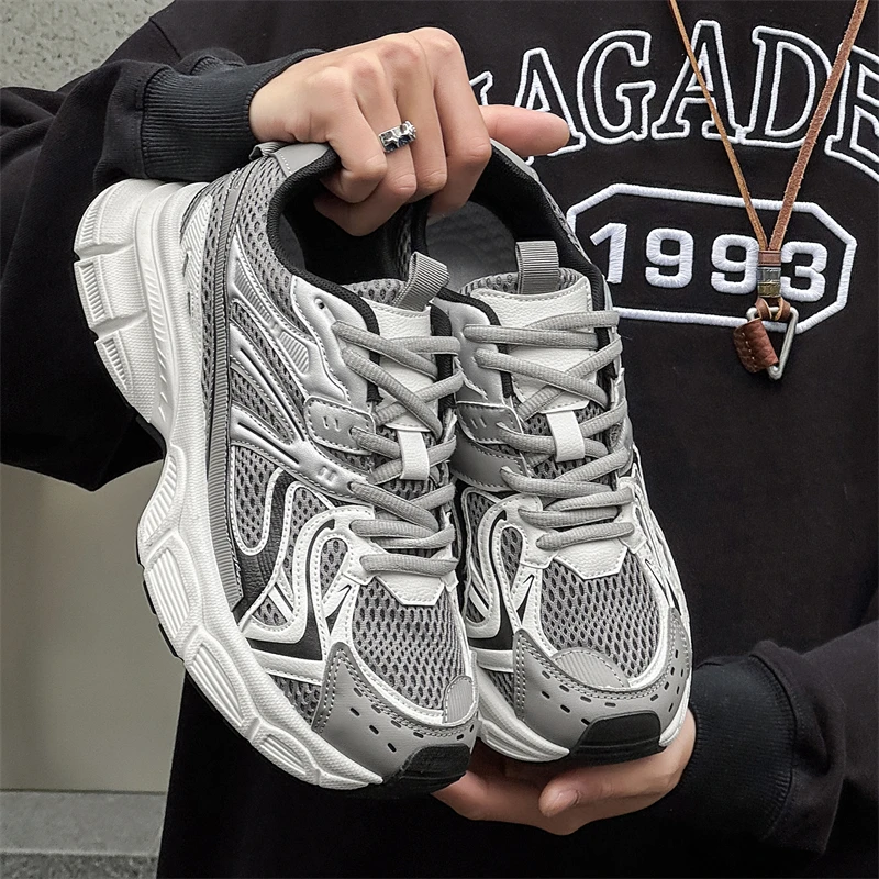 New Fashion Running Casual Platform Ugly Height Increasing Chunky Platform Thick Sole Trainer Sneakers Dad Shoes for Men