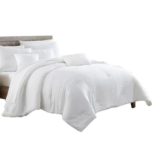 2022 Hot Sale Luxury 100gsm  Prewashed Super Soft and Warm Cozy Solid Comforter Sets 10pcs for All Season