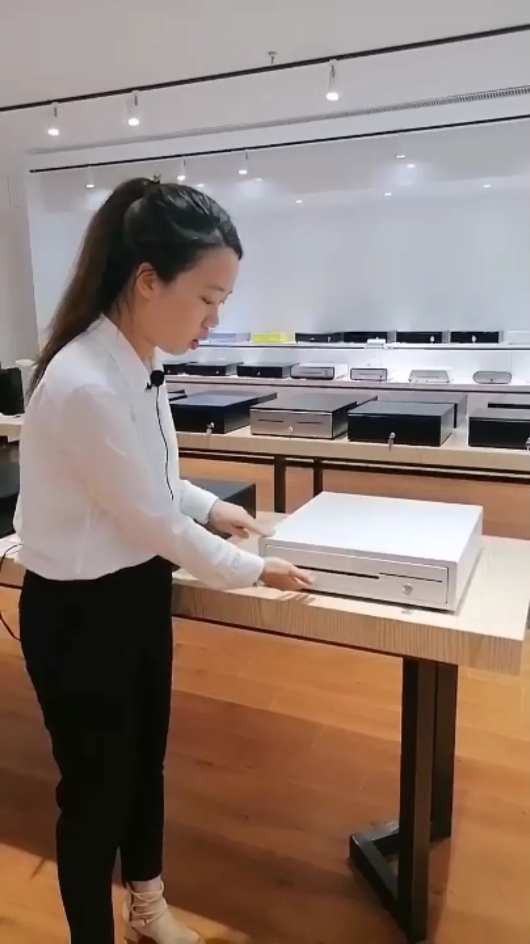 Ecd410 Supermarket Cash Drawer Electronic Cash Register With