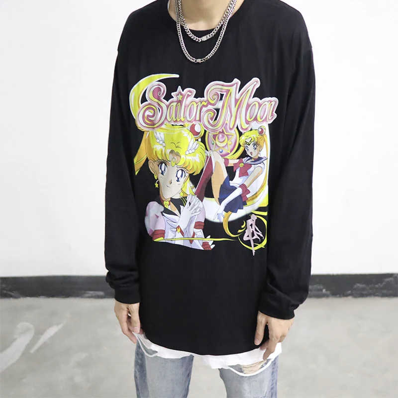 mens sailor moon t shirt