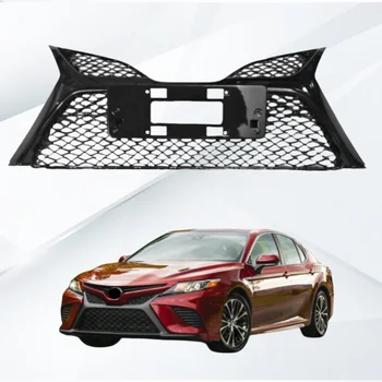 YBJ car accessories Bumper Grille For Toyota Camry 2018-2021 SE Automobile Mesh Lower OEM 53102-06540 Front Bumper middle grille