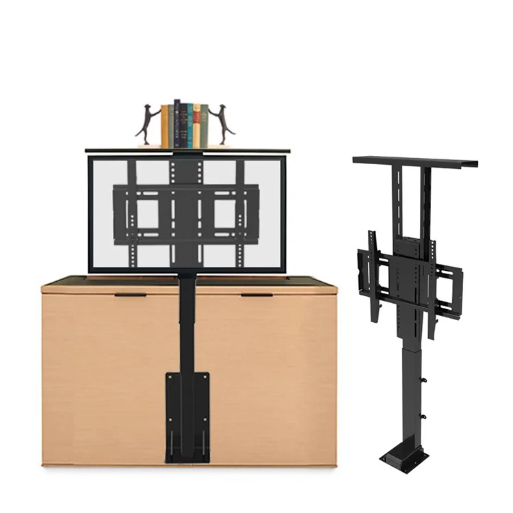 Motorized Tv Lift With Remote Control For Screens 32" To 70" Height