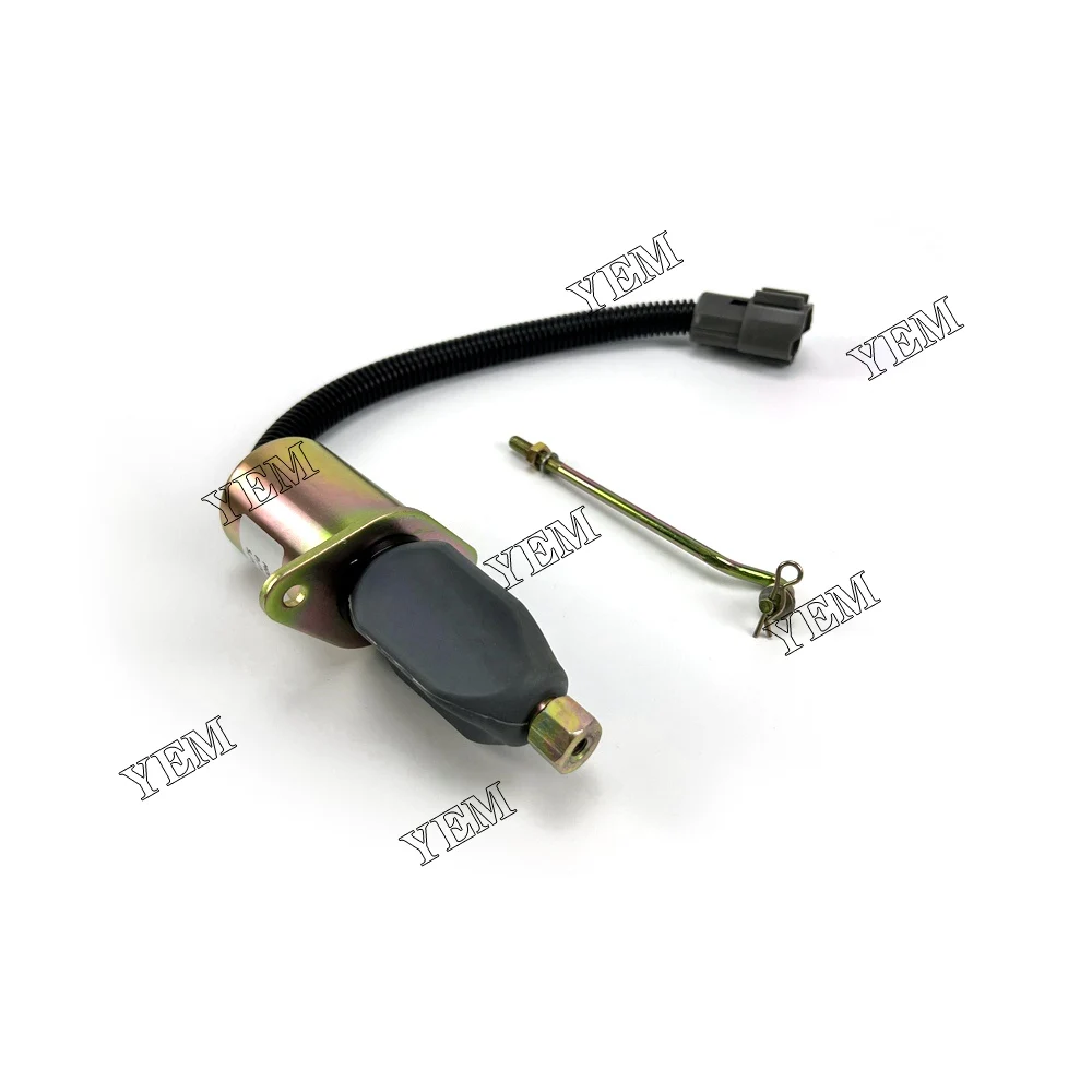 For Mitsubishi Engine S4S Solenoid Valve 32A87-15100 12V Spare Part 6