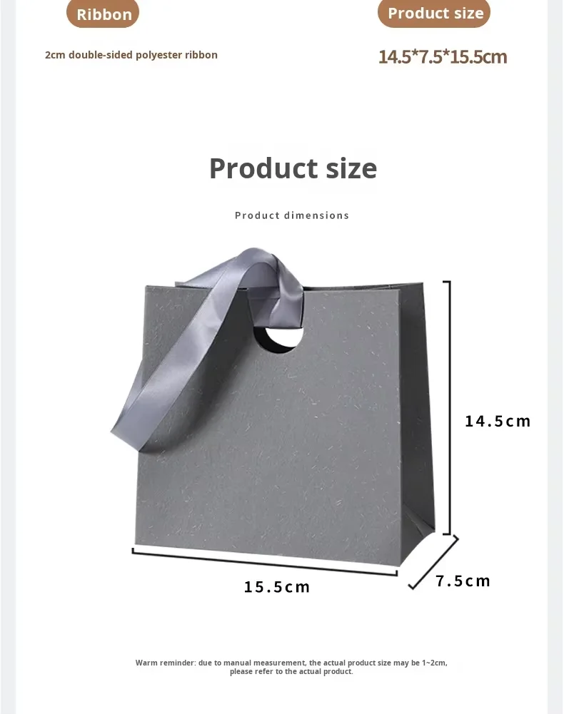 Detailed view of bag construction and finishing quality