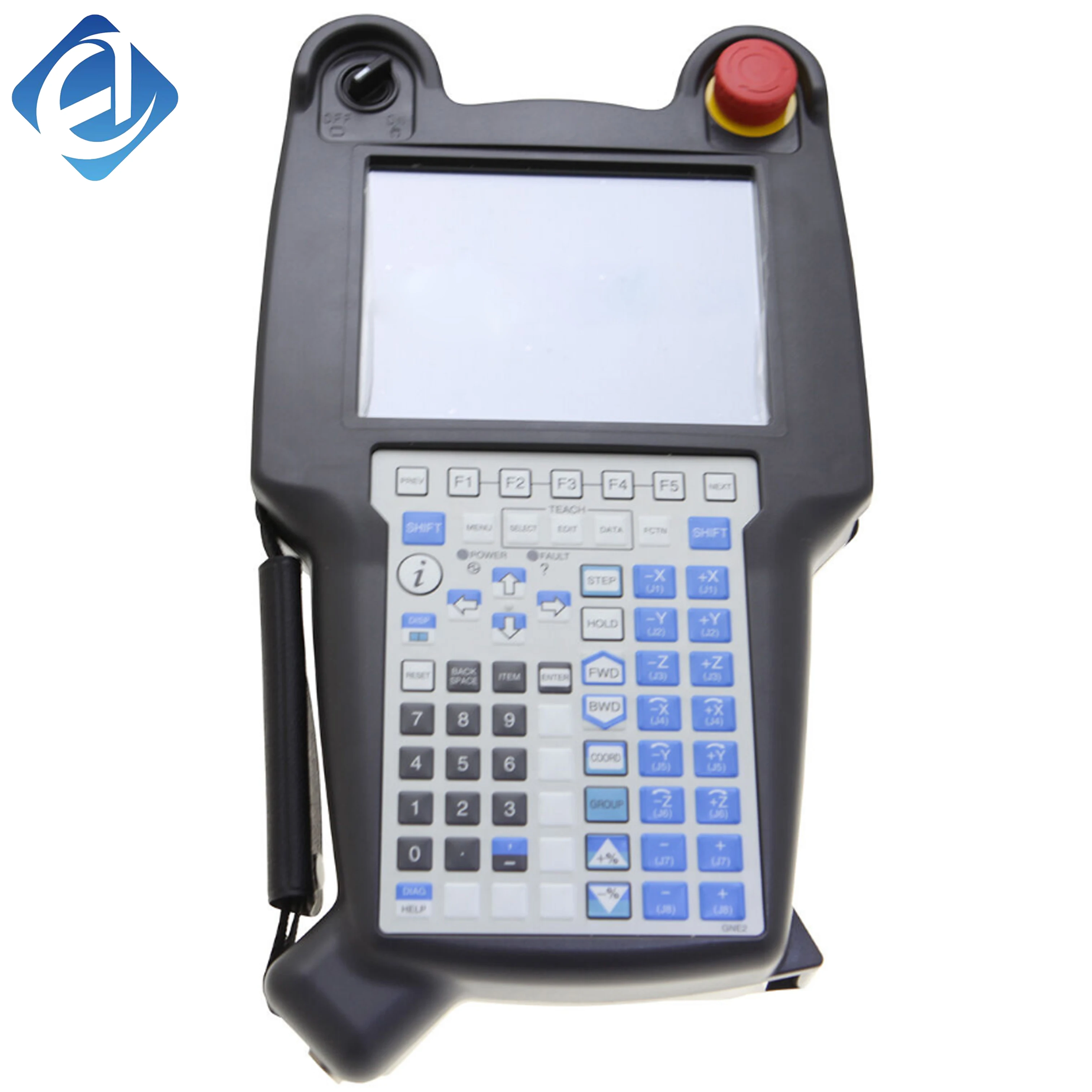 New Original A05B-2256-C101 This robot teach pendant belongs to A05B series for industrial robot control systems. It supports robot programming, manual operation and real‑time status monitoring.