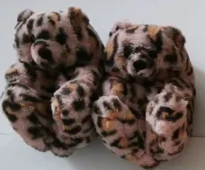 Новые поступления 2021, детские тапочки с плюшевым медведем, дешевая детская спальня, мягкая пушистая обувь с плюшевым медведем, Тапочки