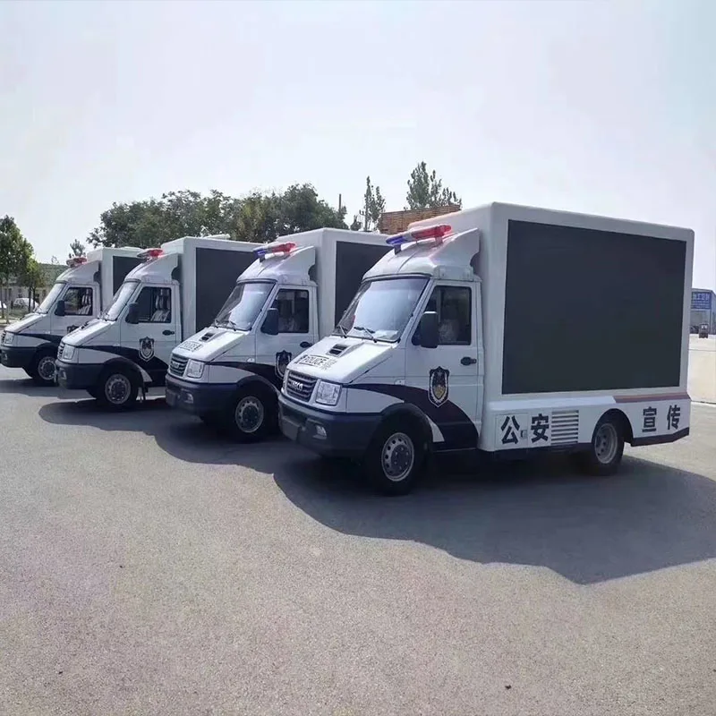 Factory Price 4x2 LED Advertising Truck Mobile Library Promotional Show Car Outdoor Stage Show Truck Manufacturer