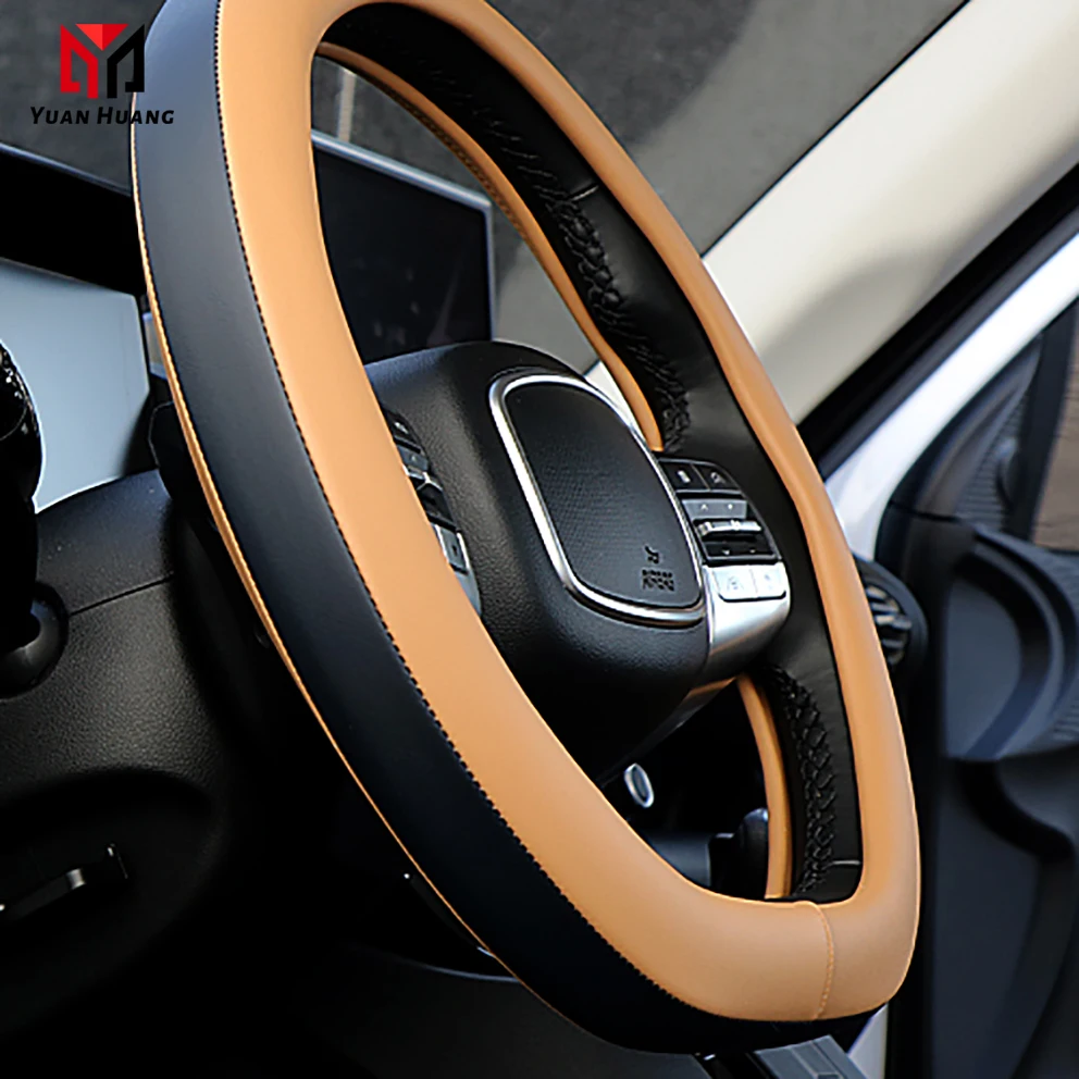 Amazon.com: Car Steering Wheel Cover 37cm 38cm Auto Interior