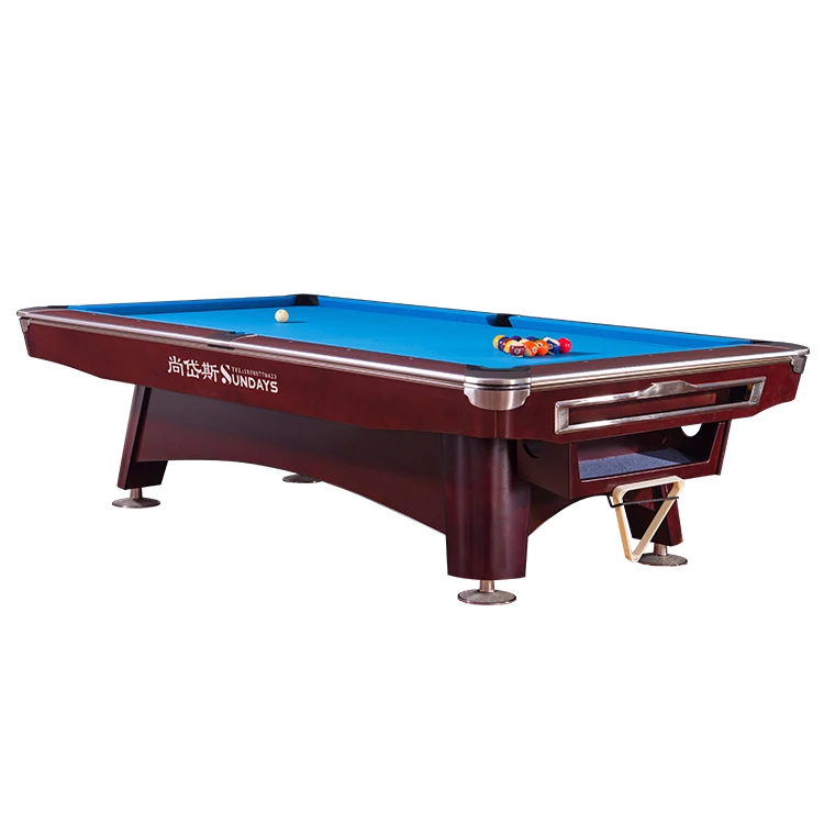 Tapis De Billard Professionnel En Feutre épais - 9 Pieds Avec 6 Bordures - Rapidité Et Précision Assurées