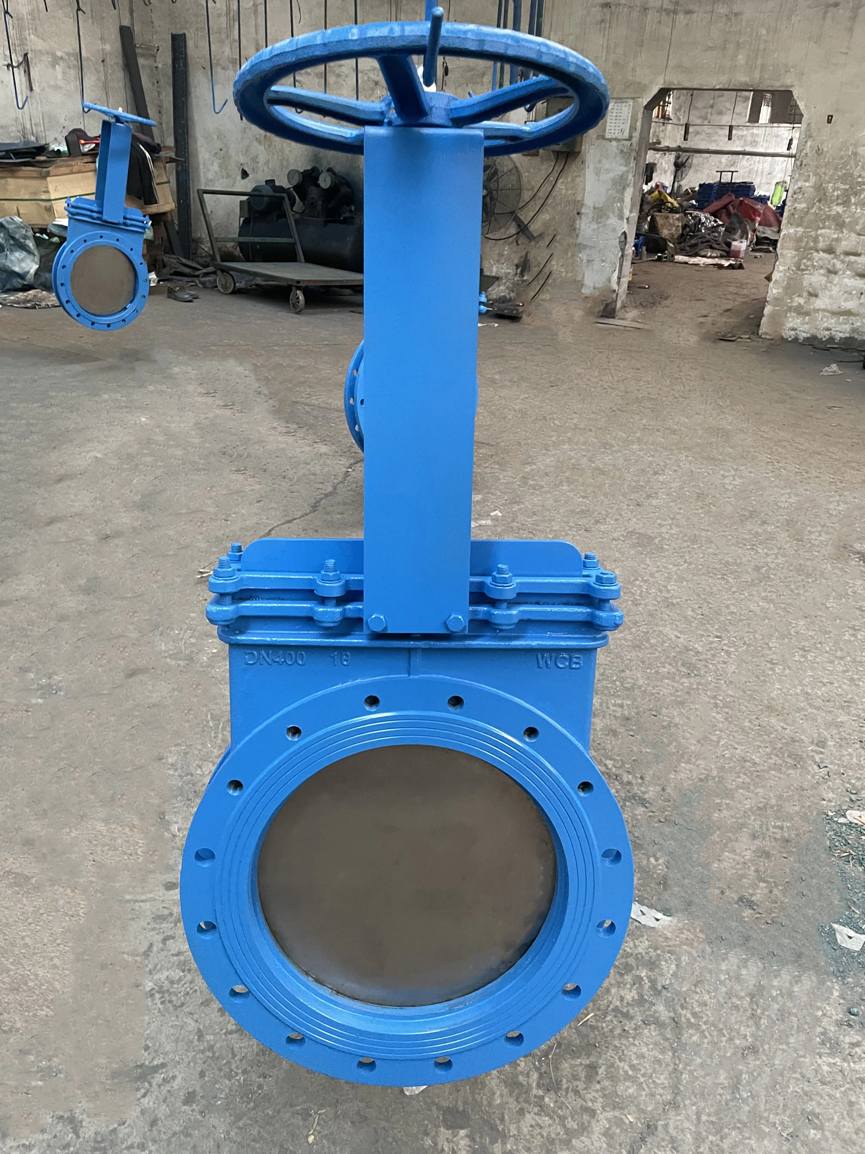 Cast steel lug type knife gate valve One-way seal