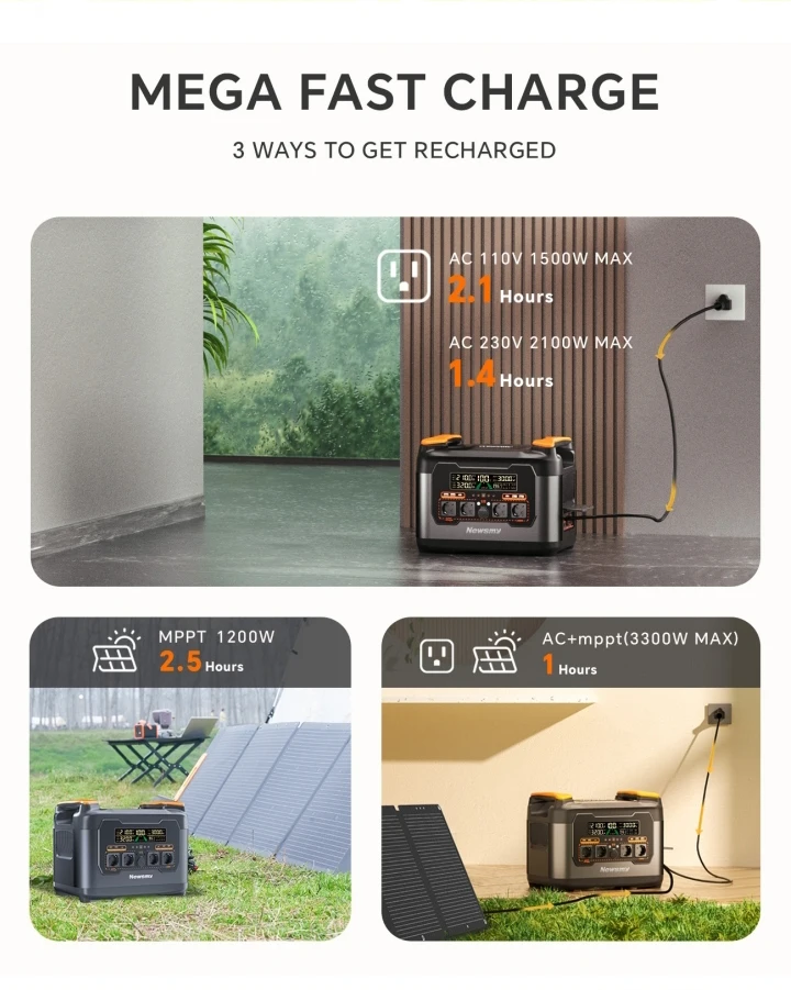 Dihe Outdoor Power Bank 110v 220v 3000w Portable Power Station Ac Dc In