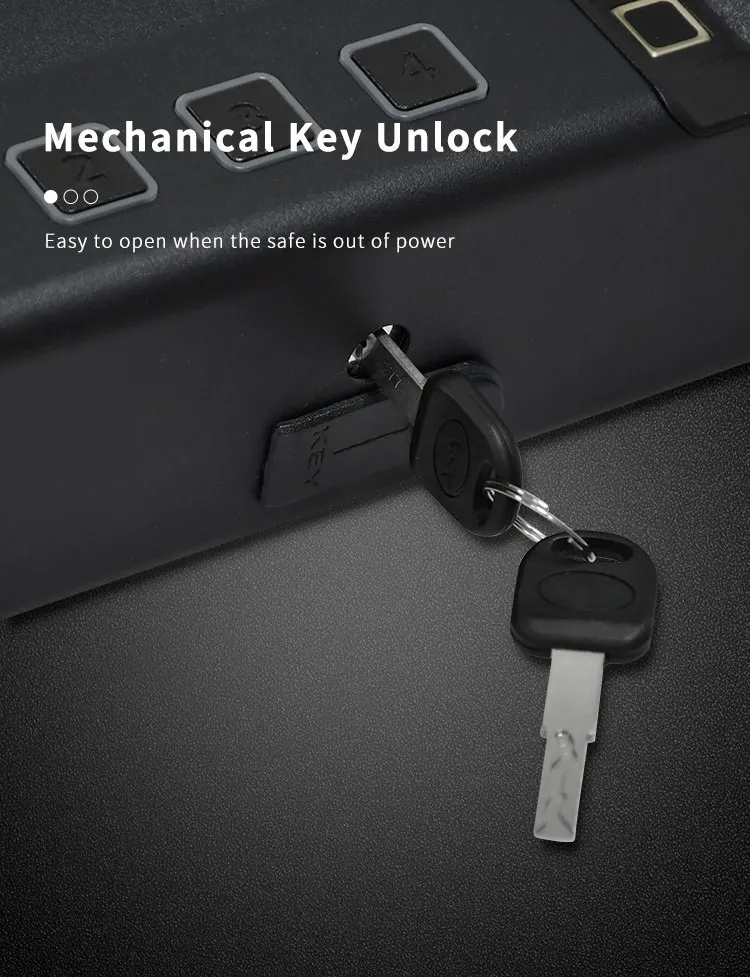 CEQSAFE Biometric Hand Gun Security Small Resistant Digital Safe Deposit Box supplier