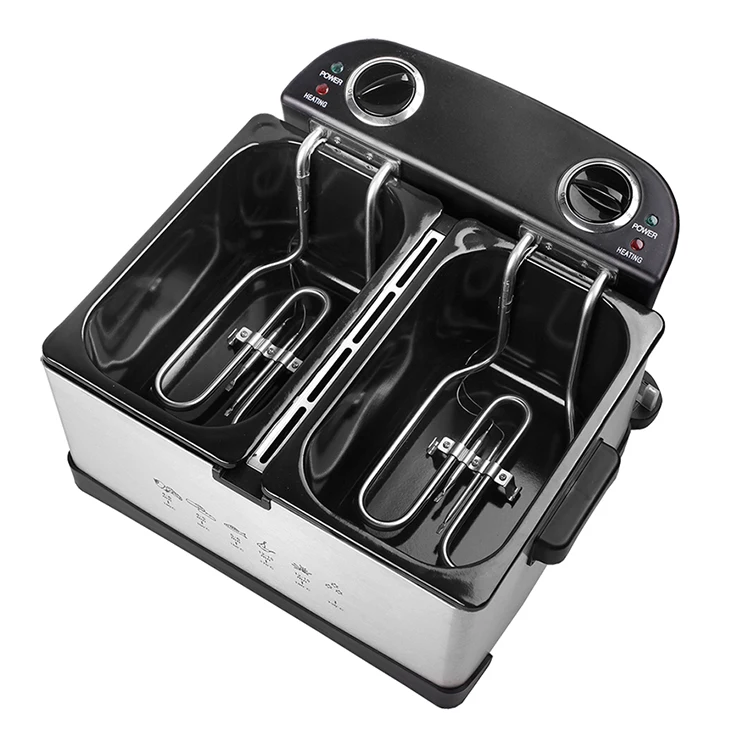 5l Deep Fat Fryer Double Tank Electric Deep Fryer Buy Deep Fryer,Deep