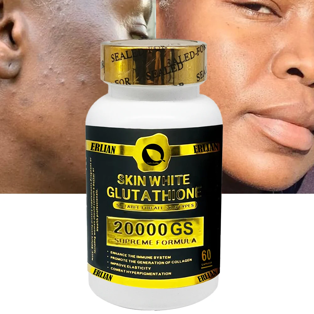 Meilleur Complment Alimentaire claircissant pour la Peau 20000mg, Capsules Molles Naturelles Base de Plantes, Glutathion et Vitamine C, Pilules ... Meilleur Complment Alimentaire claircissant pour la Peau 20000mg, Capsules Molles Naturelles Base de Plantes, Glutathion et Vitamine C, Pilules ...