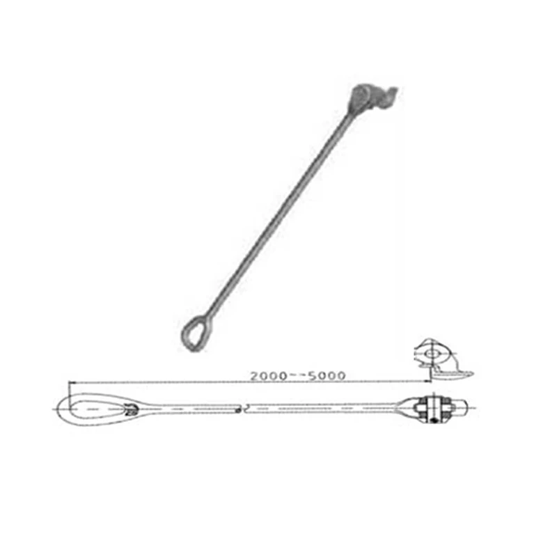 Customized Length Hot Dip Galvanized Container Lashing Part Equipment Container Lashing Bar Lashing Rod