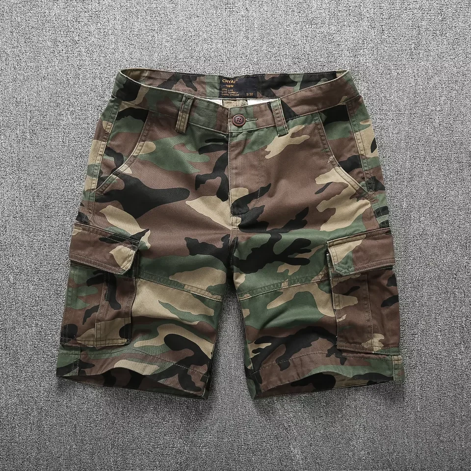 Uued saabumise kvaliteetsed vabaaja mood Bermuda kamuflaažpüksid, meeste kamuflaažpüksid, Streetwear püksid, 230_voghion.com