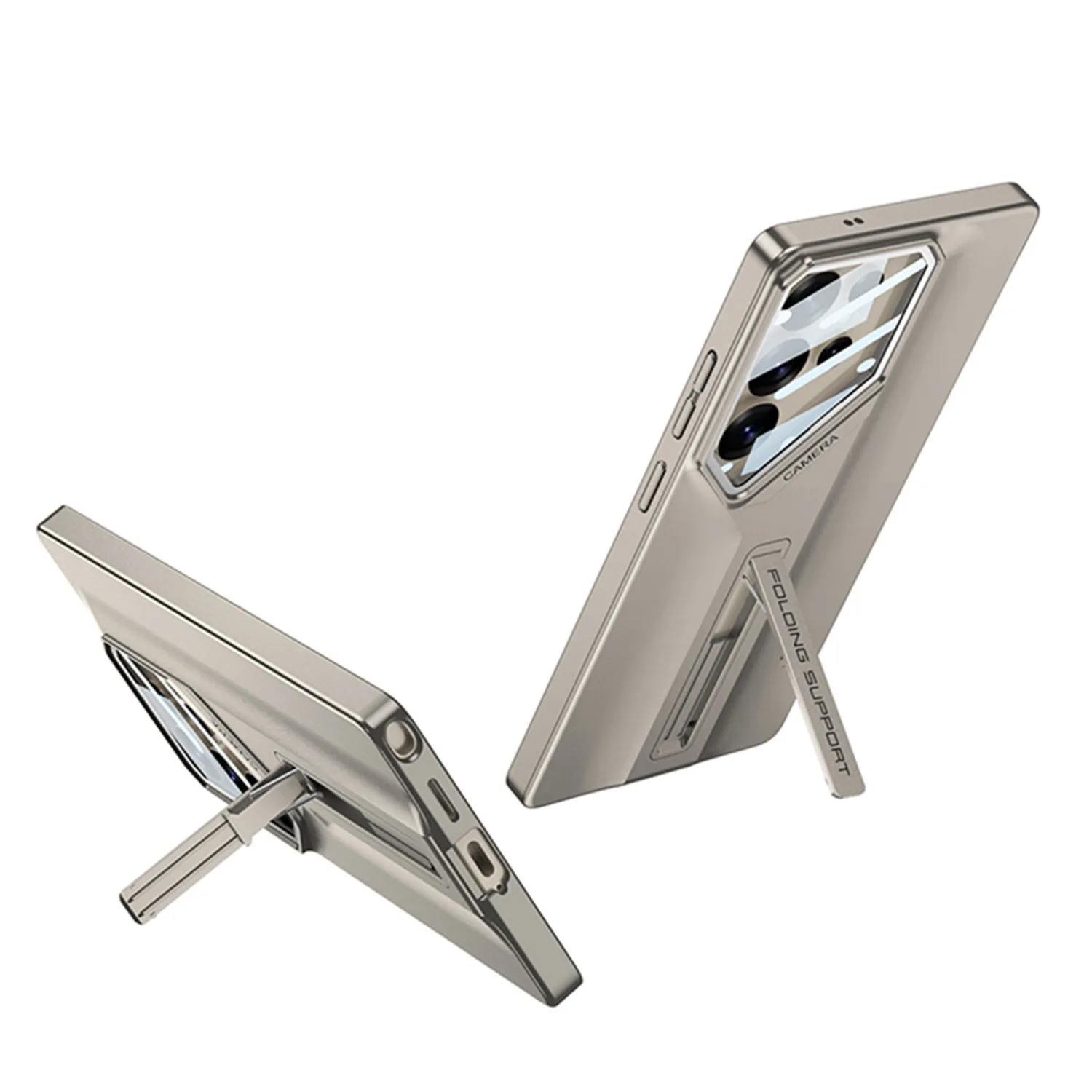 Factory Wholesale New Matte PC Skin Feel Ultra-fast Knife Edge Invisible Stand Phone case for Samsung S25 S24 S23 ultra