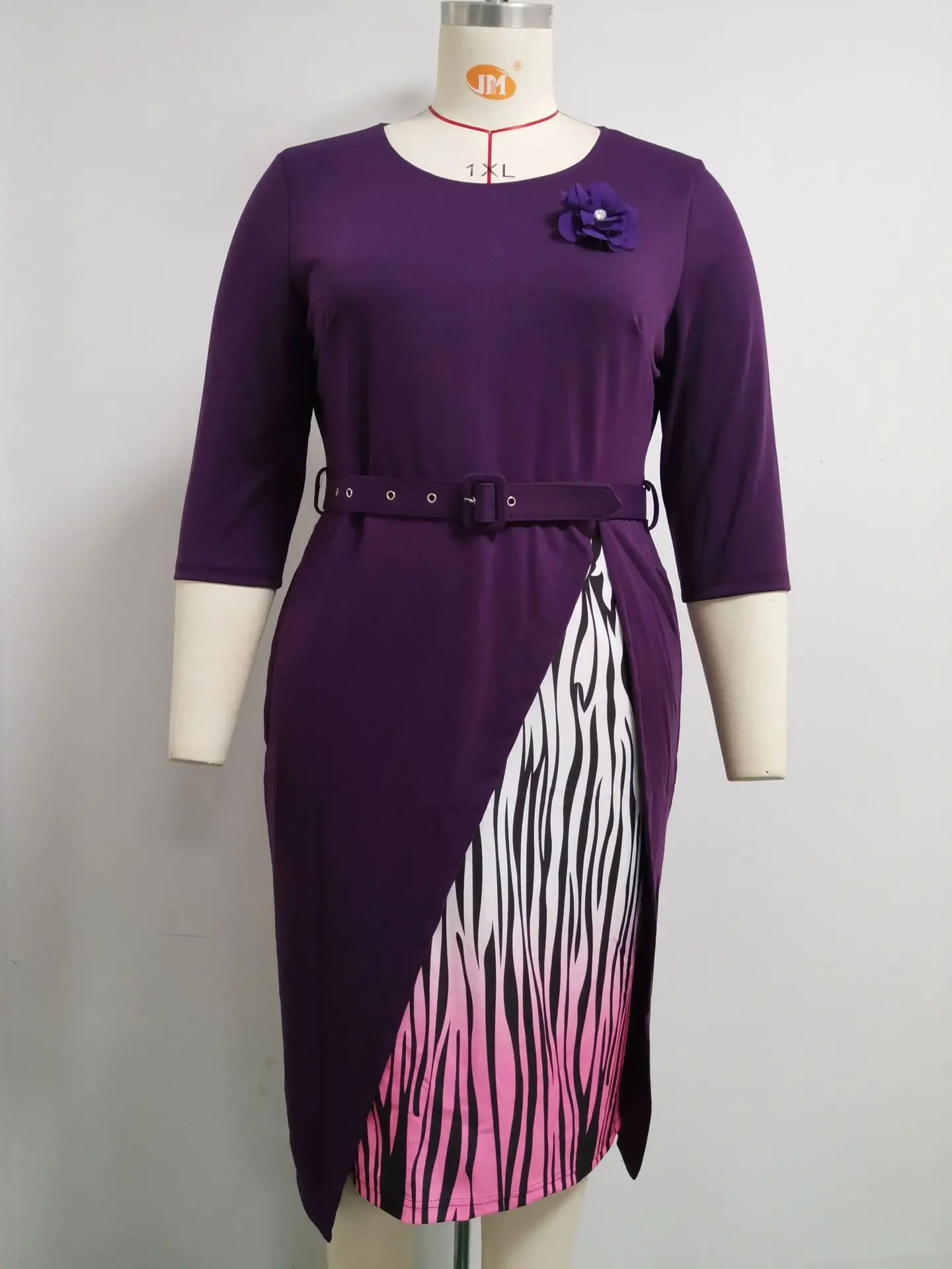 2XL-6XL Wholesale Dress for African Women Elegant Women Turkey Dresses Plus  Size Dresses for Fat Women