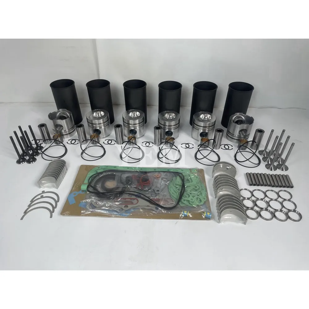 PE6T Overhaul Kit With Engine Bearings Valve Cylinder Liner Piston Ring for Nissan
