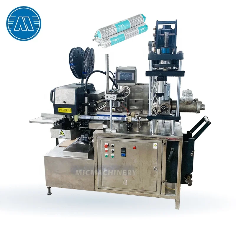 Automatic 600ml Soft Packing MS Polyurethane Adhesive Sausage Silicone Sealant Filling Machine