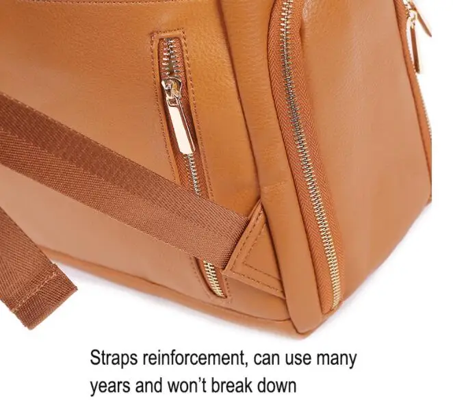 Customized Diaper Bag With Multifunctional Pockets Organizer Tote