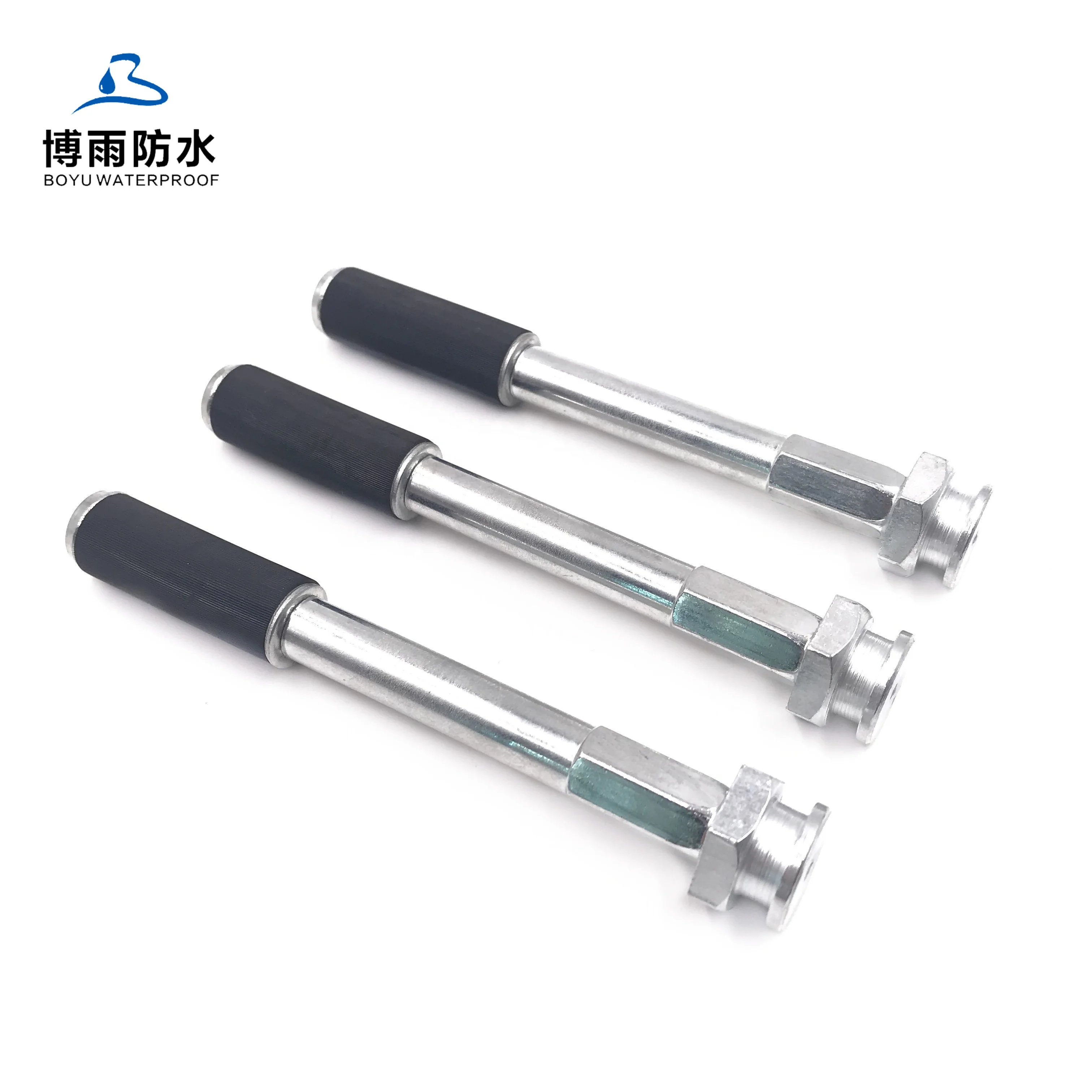 Flat Button Head Grouting Steel Injection Packers 16*125mm Steel Injection Packers