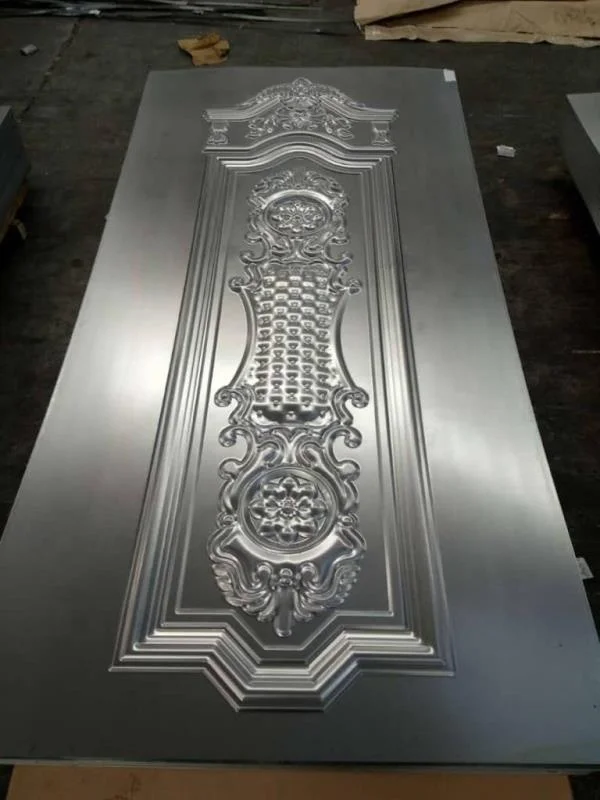 Metal Door Design Embossed Panel Iron Sheet Laminate Door Skins Metal
