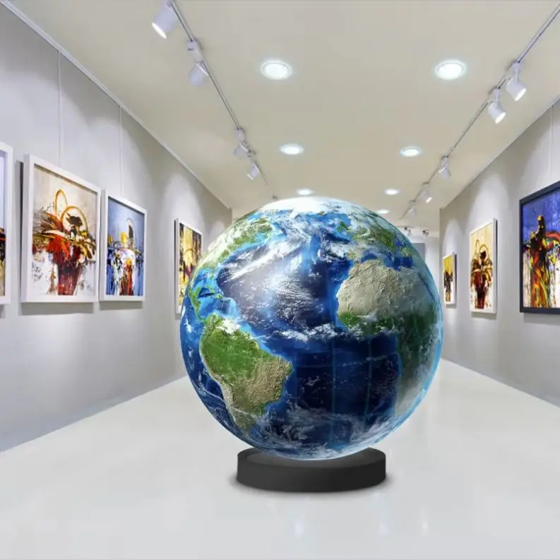 Junchen P2 Indoor Module New Arrival Education Digital Poster Signage Touchscreen Ball Flexible Sphere LED Airport Retail Store