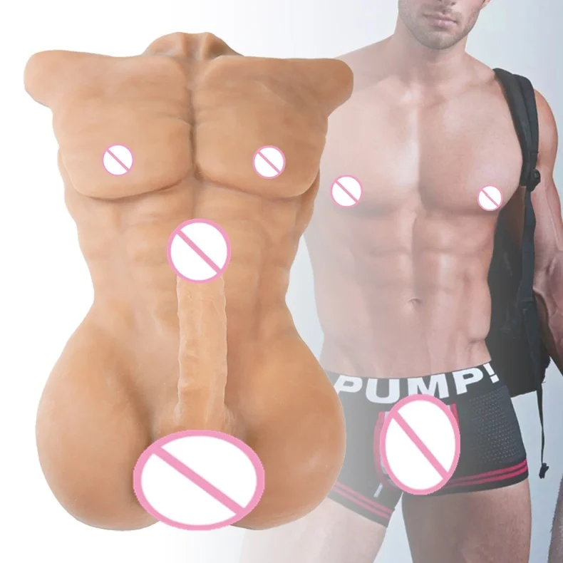 Realistic Male Torso Sex Doll for Women  Soft TPE Material, Life  Waterproof, Ideal for Adult Night Fun and Bachelorette Parties