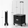 60L Noir avec roue universelle