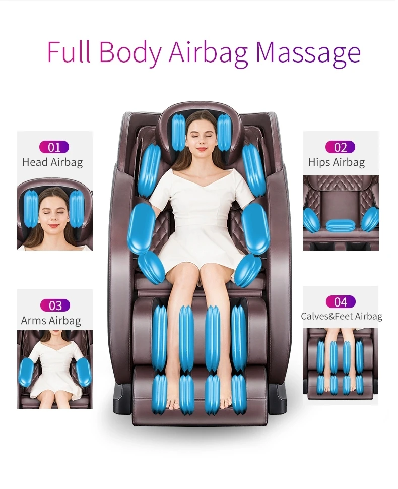 SL Track 4D Heat Control Lift up Massage Chair