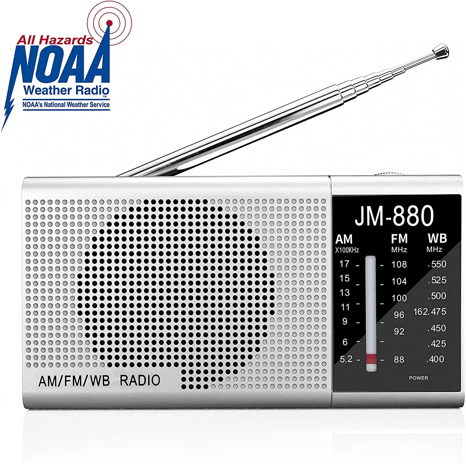 Silver Portable Radio AM FM Digital in Japan - Meding OEM