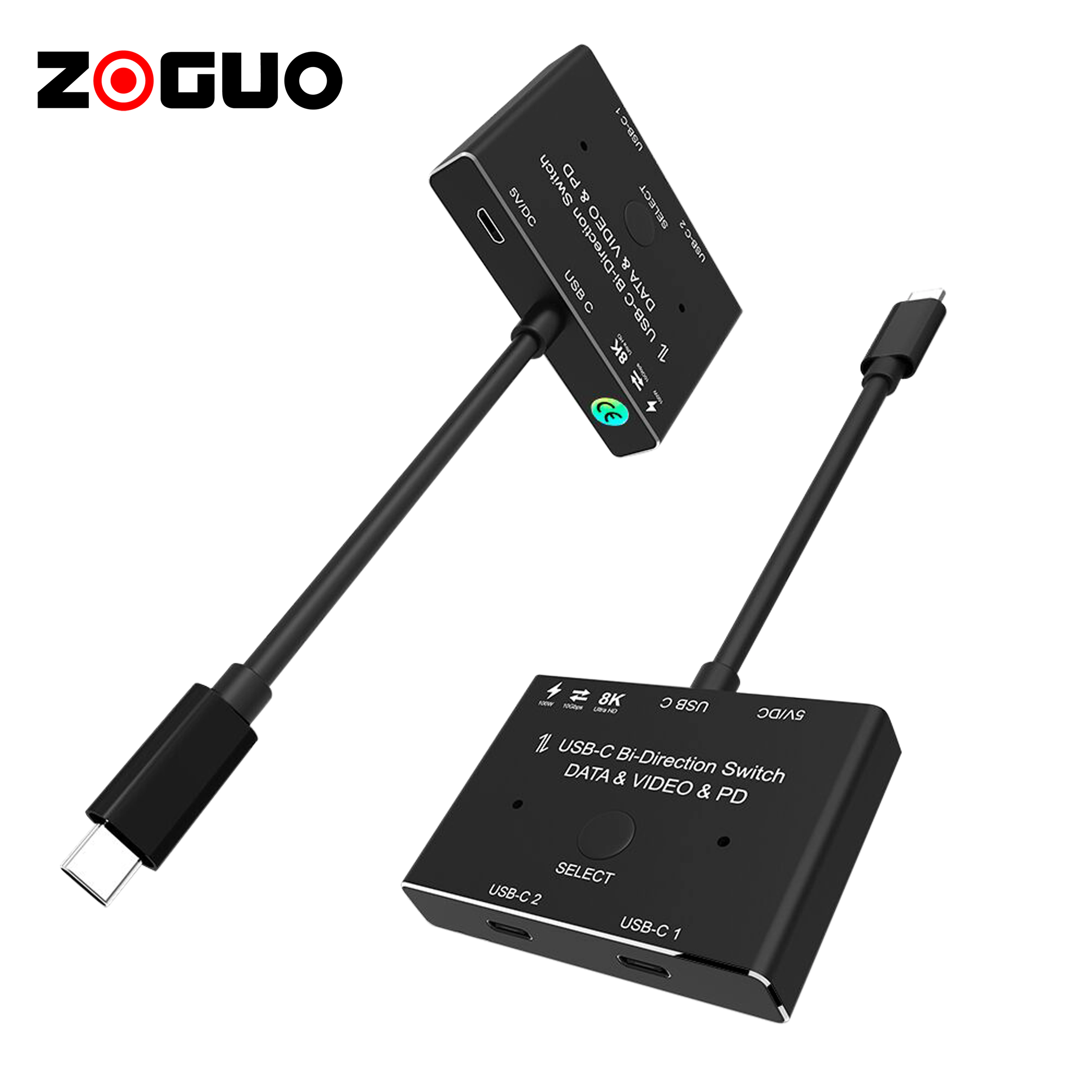 120g USB-C двунаправленный переключатель передачи данных видео PD