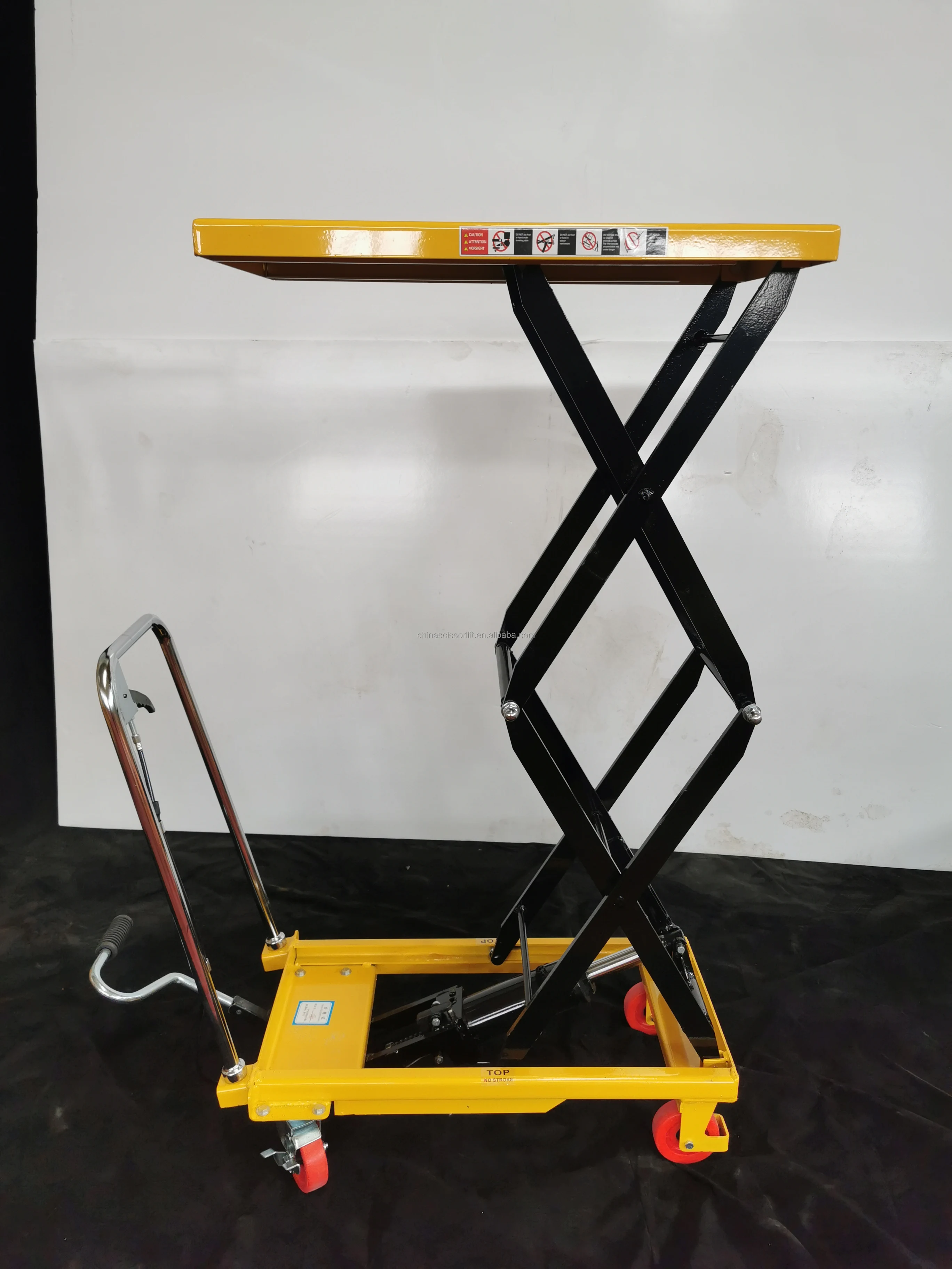 Optional Mini Tractor Hydraulic New Design Truck Small Manual Lifting Trolley