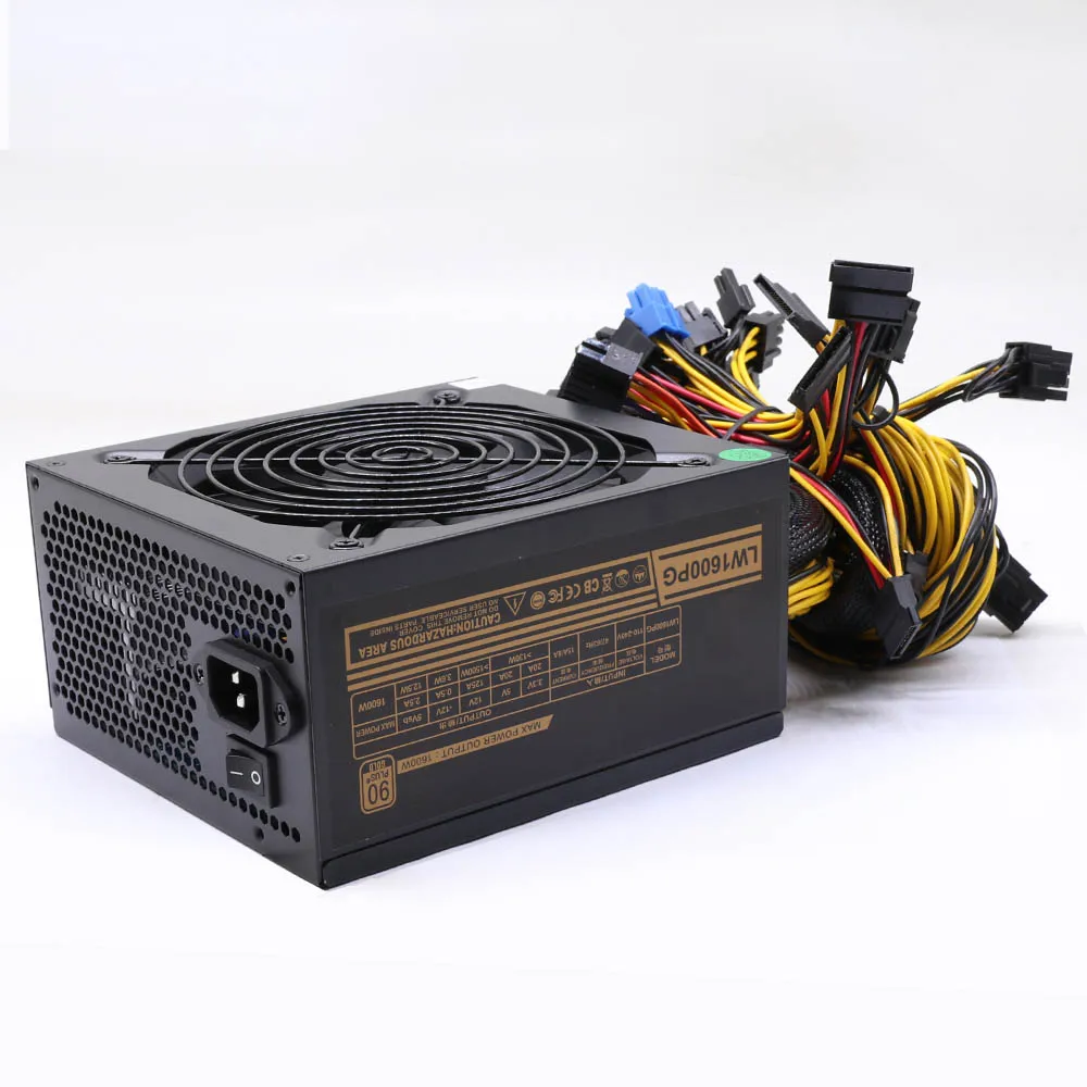 3200/2600/2400/2000W ETH.ethereumのためのビットコインマイニング電源180-240V 10x6pin
