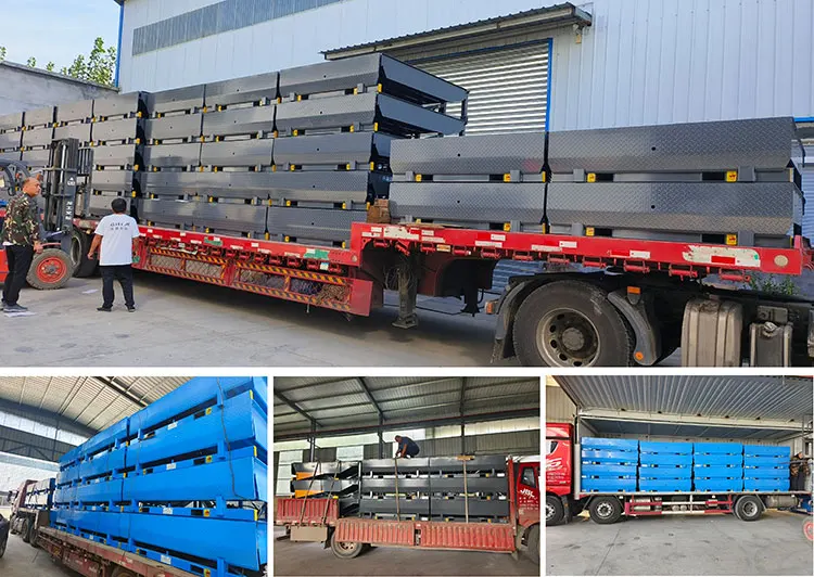 Warehouse Unloading Platforms Fixed Dock Leveler Hydraulic Swing Lip ...