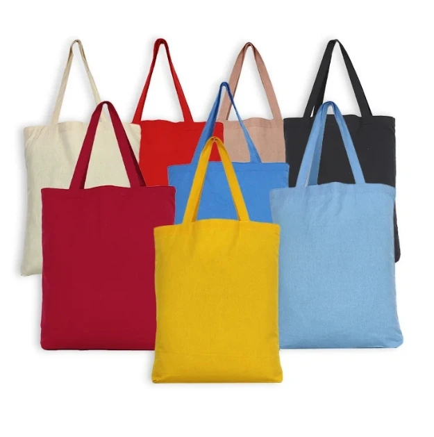 Wholesale Eco-Friendly Large Capacity Cotton Tote Bag Custom Logo Printing on Plain Canvas for Women Personalized Shopping Bag manufacture