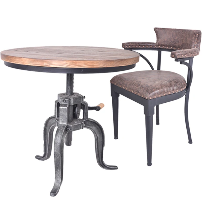 Промышленная антикварная чугунная рука чудо столик