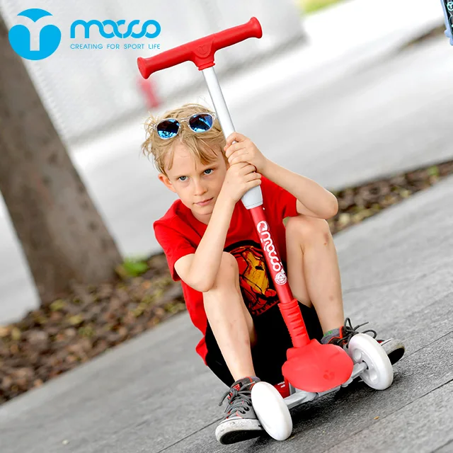 Macco детский пластиковый скутер для детей-мороженое красного