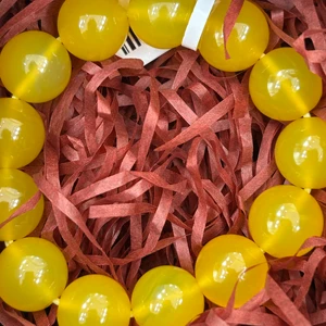 Elegant Natural Yellow Agate Beaded Bracelet Fine Jewelry with Stone Accent for Gift Occasions