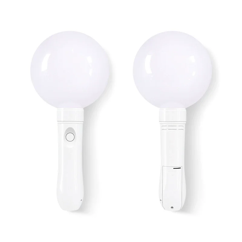Round Ball K-Pop Fans Cheering Stick DMX Remote Controlled Led Flashing Stick Decor Lighting Events Glow Stick
